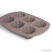 Internet’s Best Silicone Decorative Cake Mold | 6 Cup | Cupcake Tray | Cake Baking Mold | BPA Free | Dishwasher Safe - B01KVP1T44